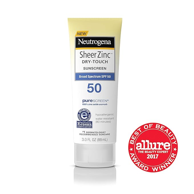 Neutrogena Sheer Zinc Dry-Touch Sunscreen SPF 50