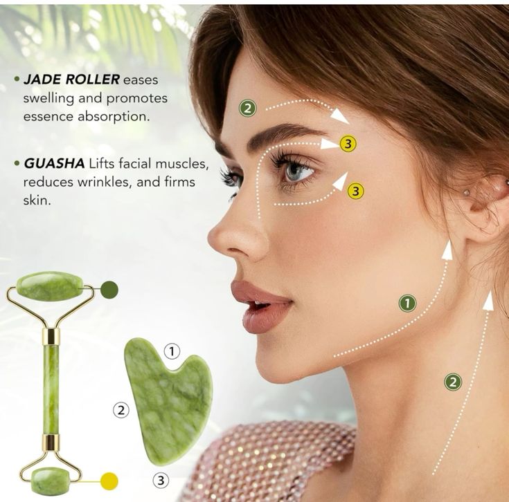 Jade rollers and Gua sha tools