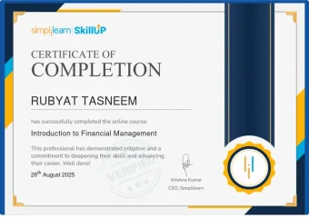 Introduction to Finance Management